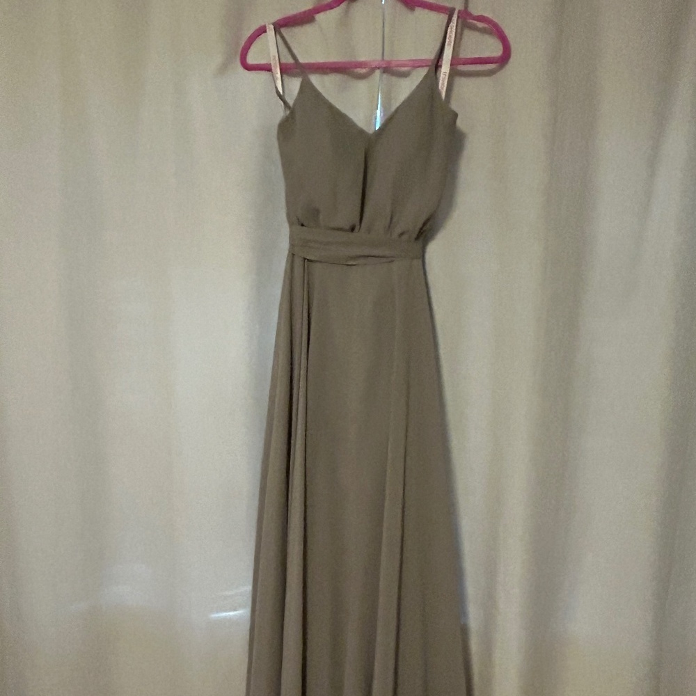 JJ’s House Light Grey Bridesmaid Dress